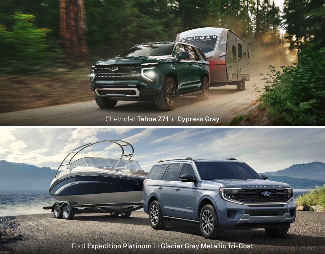 Chevy Tahoe vs. Ford Expedition Performance
